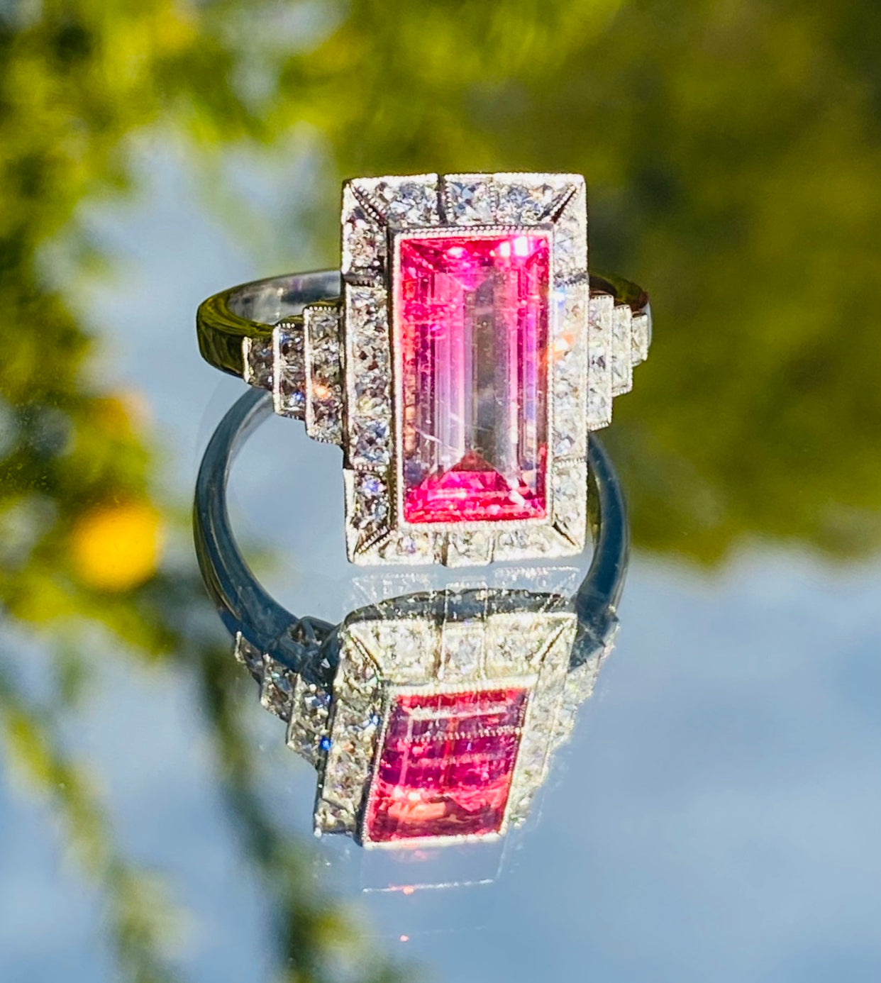 Diamond, Pink Sapphire and Pink Tourmaline Ring 200-00548 | Score's  Jewelers | Anderson, SC